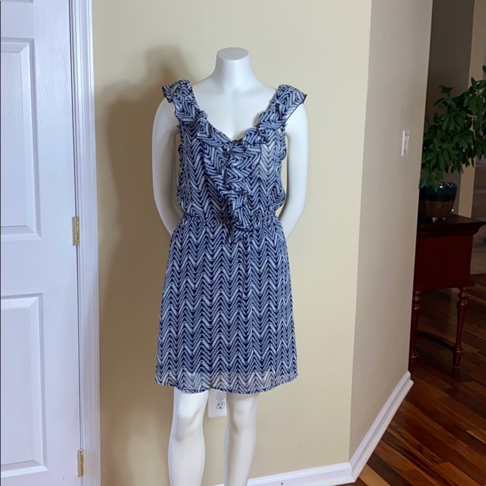 Olsenboye Dress with ruffle on the front medium